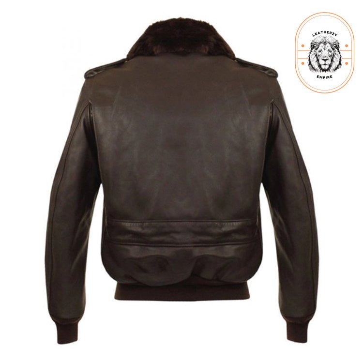 Leatherzy Empire Aurum Men’s Brown Leather Jacket – Premium Fit - Image 2